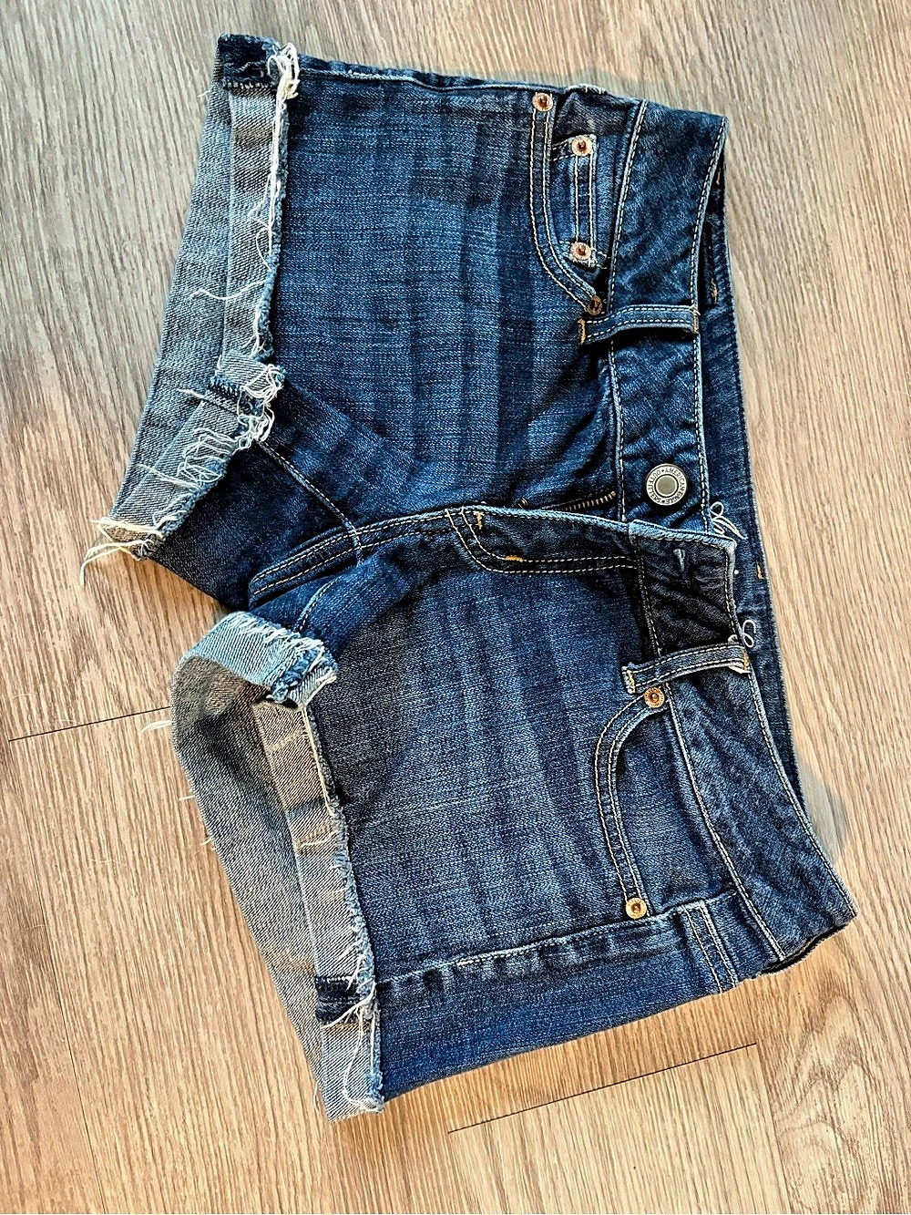 American Eagle Jean Shorts in Blue